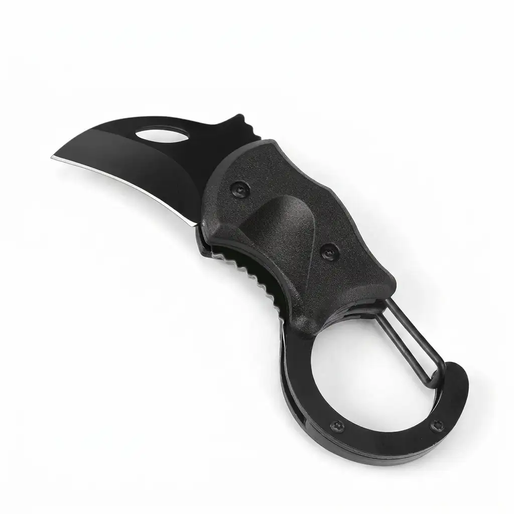 FUNBRO Small Pocket Knife – Carabiner Box Cutter with 1.34 inch blade for EDC