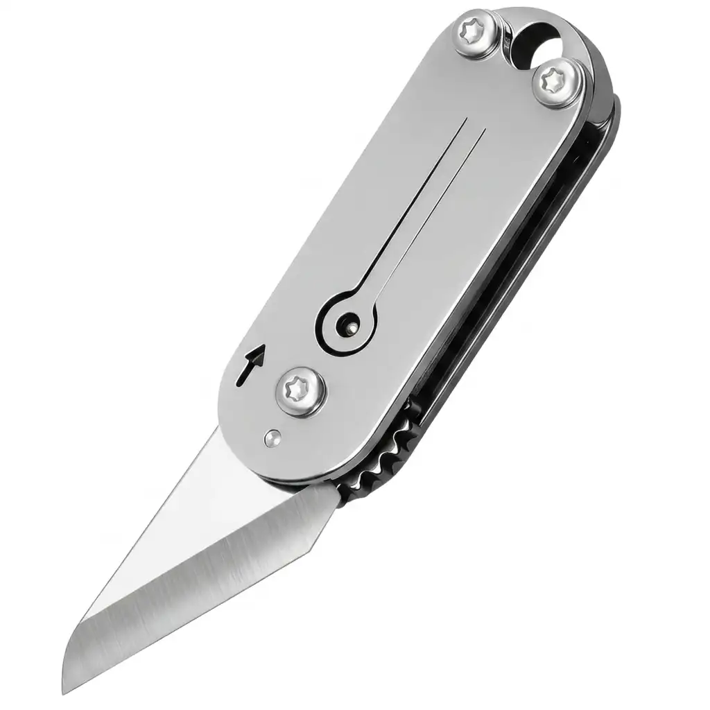 FUNBRO Mini Keychain Knife – Ultra compact EDC folding knife 1.57 inch folded 26g